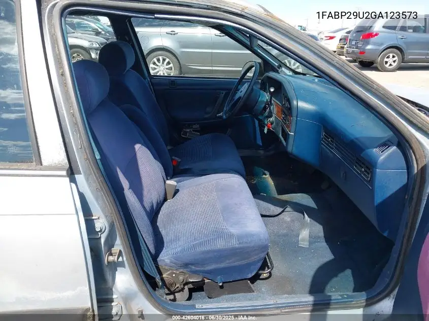 1986 Ford Taurus VIN: 1FABP29U2GA123573 Lot: 42604016