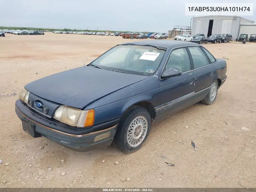 1fabp53u0ha101h74 1FABP53U0HA101H74 1987 Ford Taurus Lx