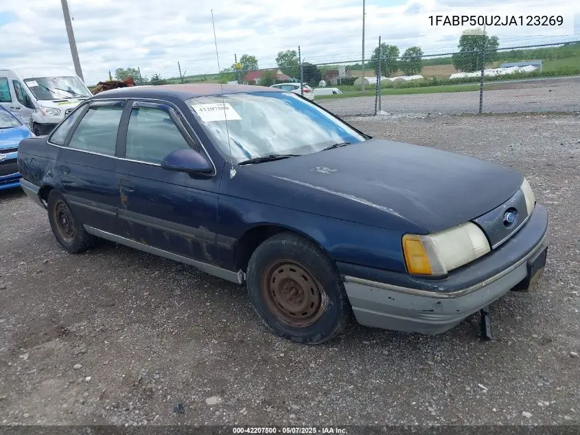 1988 Ford Taurus L VIN: 1FABP50U2JA123269 Lot: 42207500