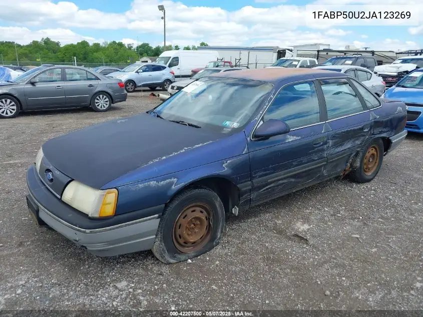 1988 Ford Taurus L VIN: 1FABP50U2JA123269 Lot: 42207500