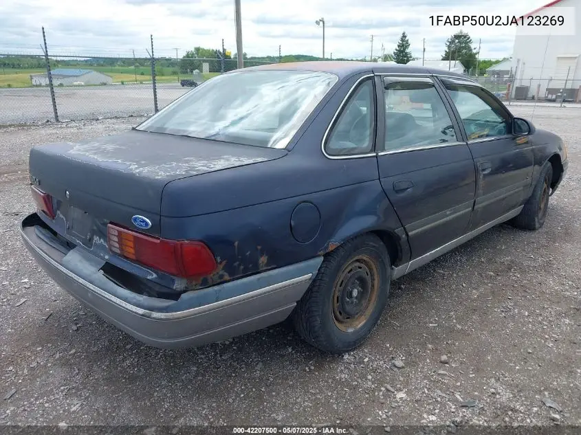 1988 Ford Taurus L VIN: 1FABP50U2JA123269 Lot: 42207500