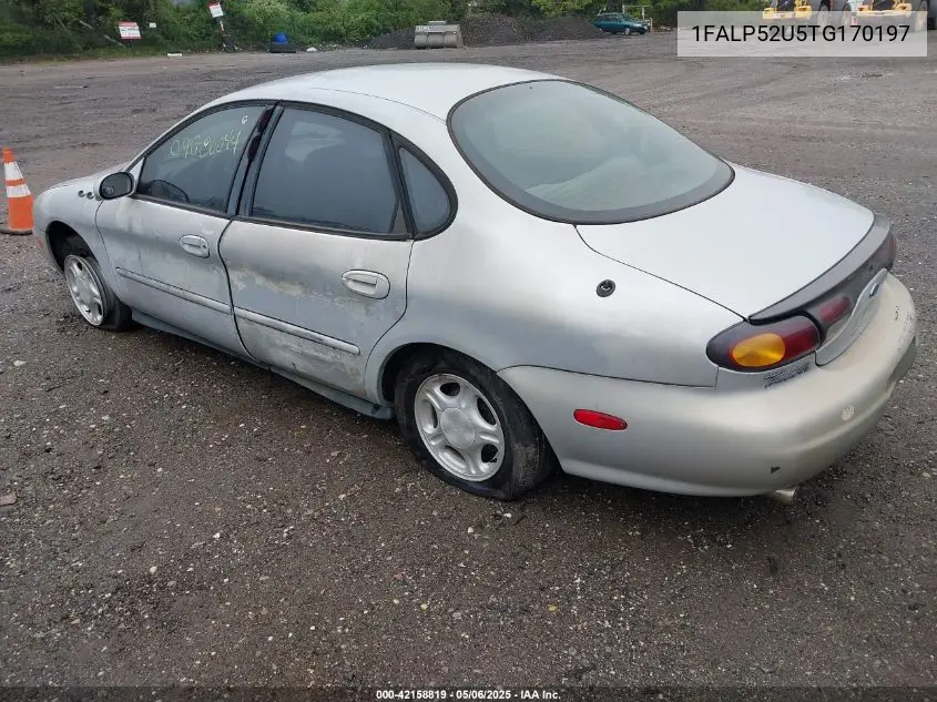 1996 Ford Taurus Gl VIN: 1FALP52U5TG170197 Lot: 42158819