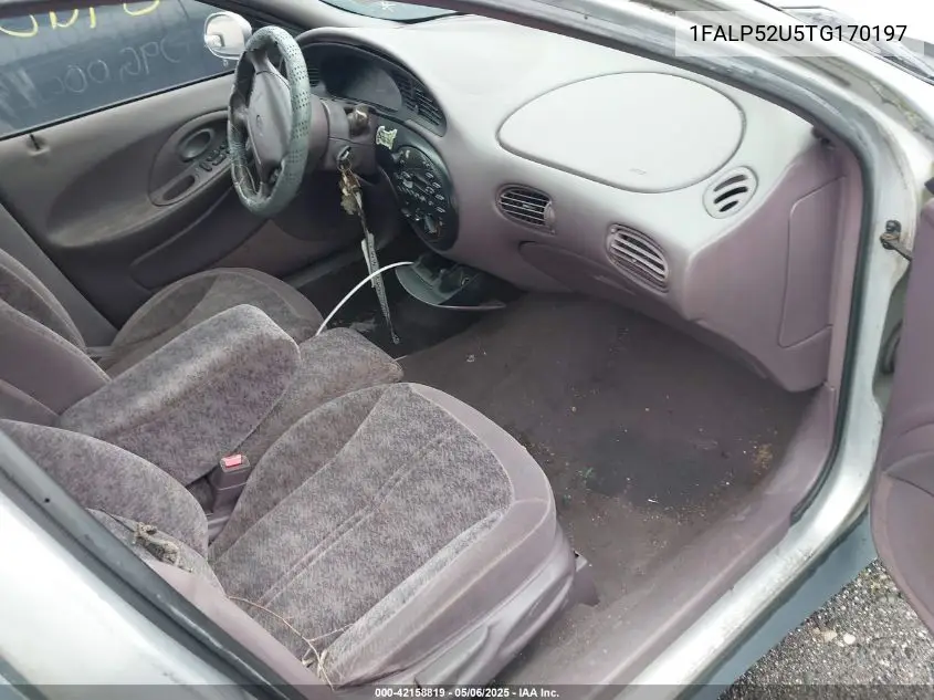 1996 Ford Taurus Gl VIN: 1FALP52U5TG170197 Lot: 42158819