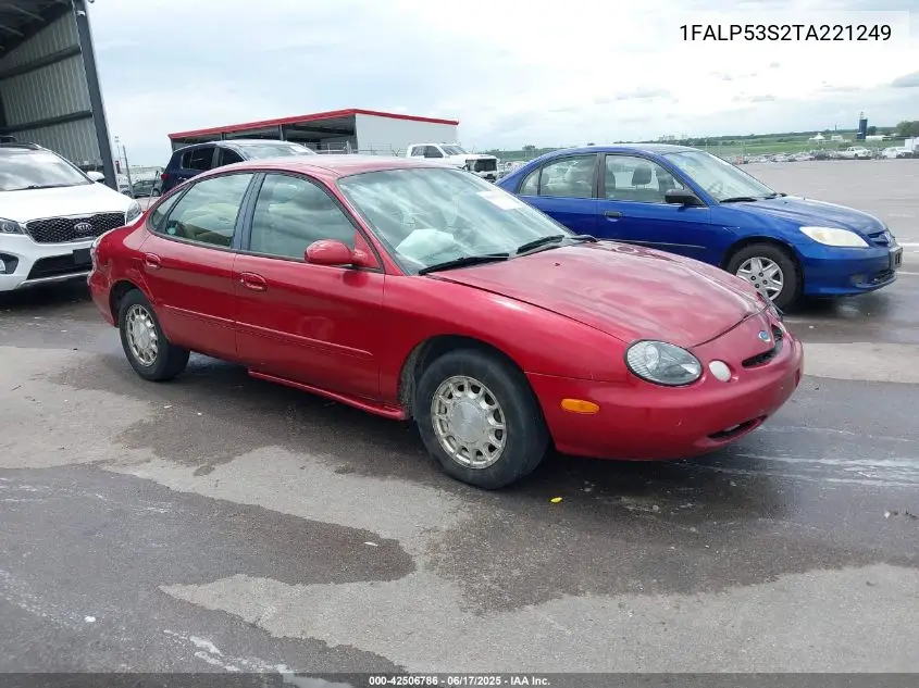1996 Ford Taurus Lx VIN: 1FALP53S2TA221249 Lot: 42506786