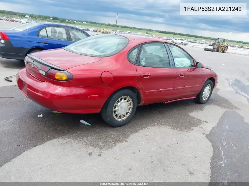 1996 Ford Taurus Lx VIN: 1FALP53S2TA221249 Lot: 42506786