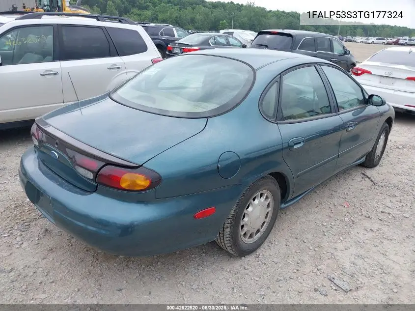 1996 Ford Taurus Lx VIN: 1FALP53S3TG177324 Lot: 42622520
