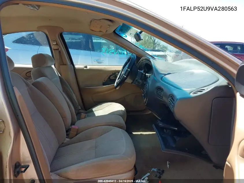 1997 Ford Taurus Gl VIN: 1FALP52U9VA280563 Lot: 42045413