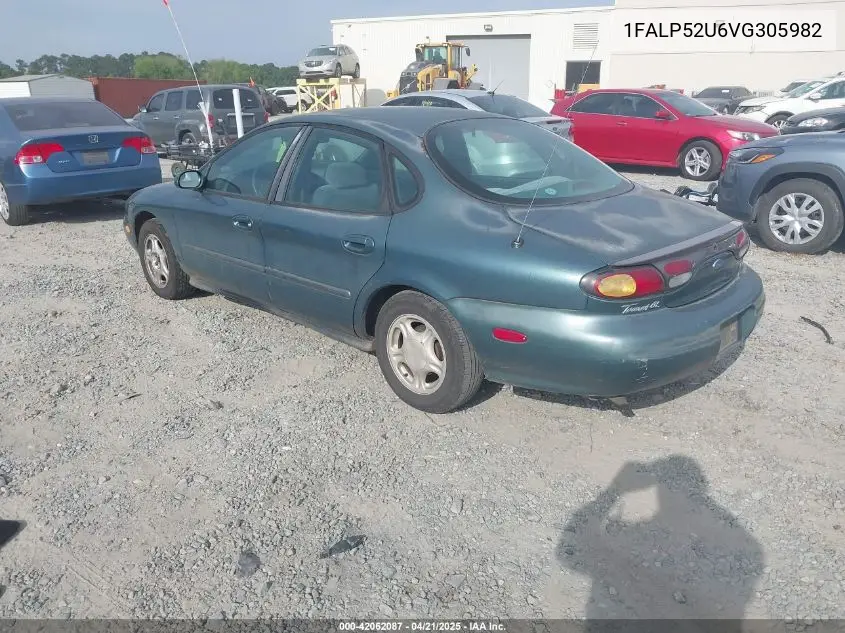 1997 Ford Taurus Gl VIN: 1FALP52U6VG305982 Lot: 42062087