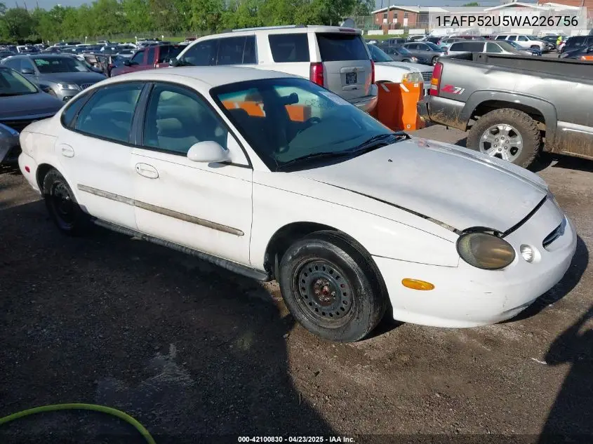 1998 Ford Taurus Lx/Se VIN: 1FAFP52U5WA226756 Lot: 42100830