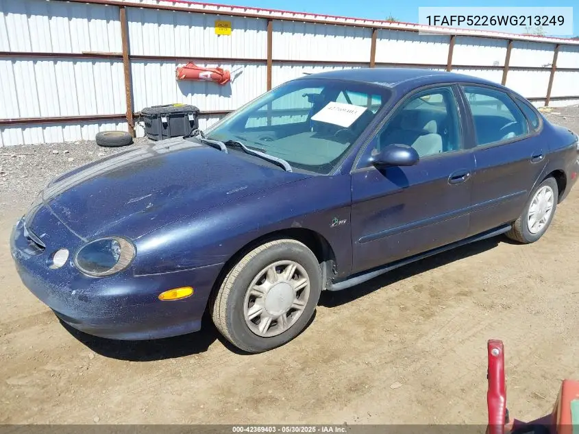 1998 Ford Taurus Lx/Se VIN: 1FAFP5226WG213249 Lot: 42369403