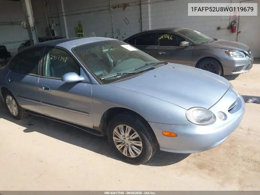 1998 Ford Taurus Lx/Se VIN: 1FAFP52U8WG119679 Lot: 42417348