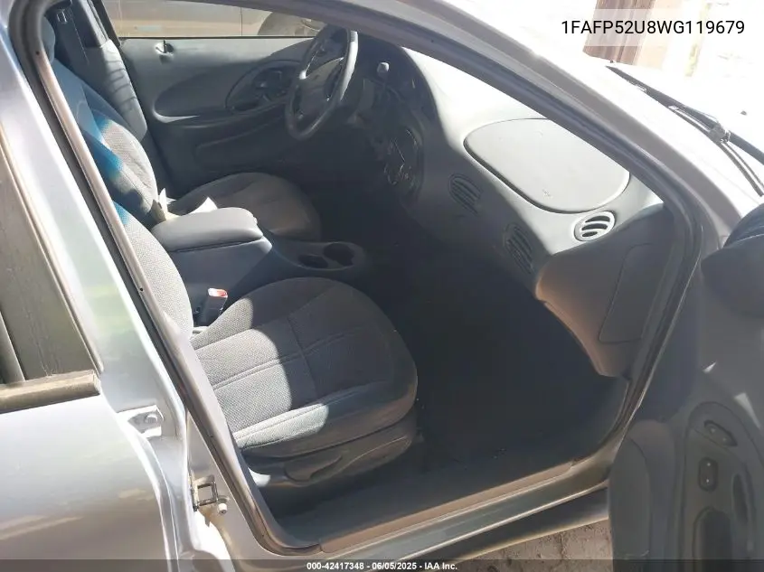 1998 Ford Taurus Lx/Se VIN: 1FAFP52U8WG119679 Lot: 42417348