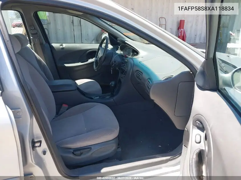 1999 Ford Taurus Se VIN: 1FAFP58S8XA118834 Lot: 42593532