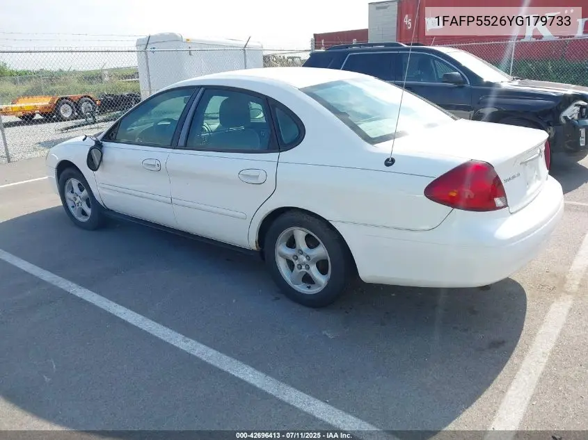 2000 Ford Taurus Ses VIN: 1FAFP5526YG179733 Lot: 42696413