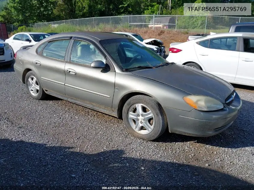 2001 Ford Taurus Sel VIN: 1FAFP56S51A295769 Lot: 42192147