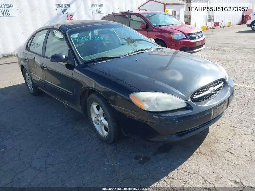 2001 Ford Taurus Ses VIN: 1FAHP55U51G273957 Lot: 42211266