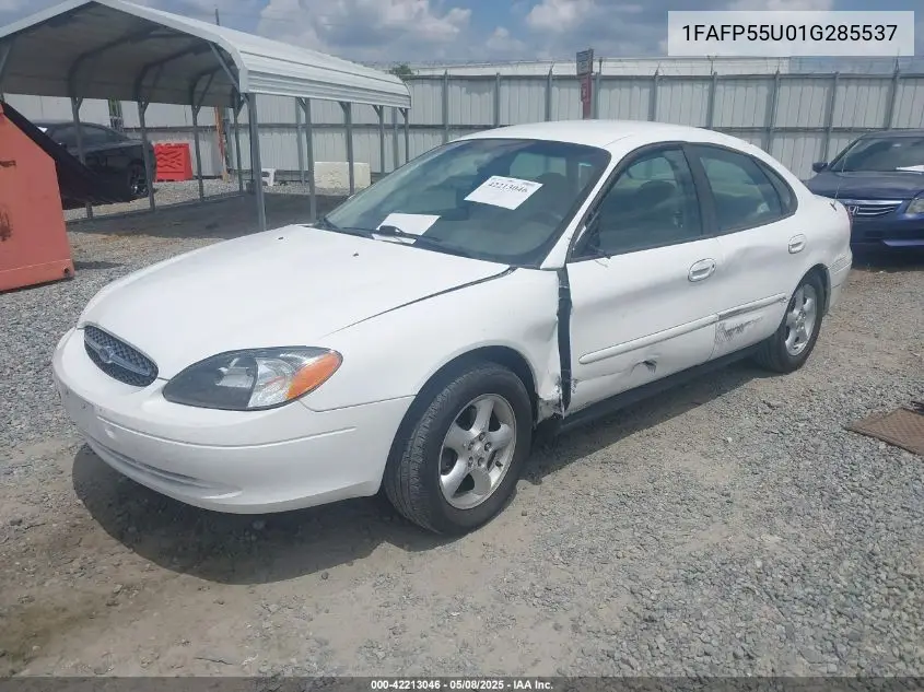 2001 Ford Taurus Ses VIN: 1FAFP55U01G285537 Lot: 42213046