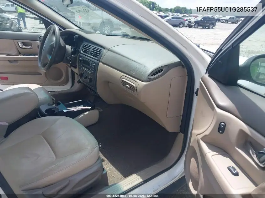 2001 Ford Taurus Ses VIN: 1FAFP55U01G285537 Lot: 42213046
