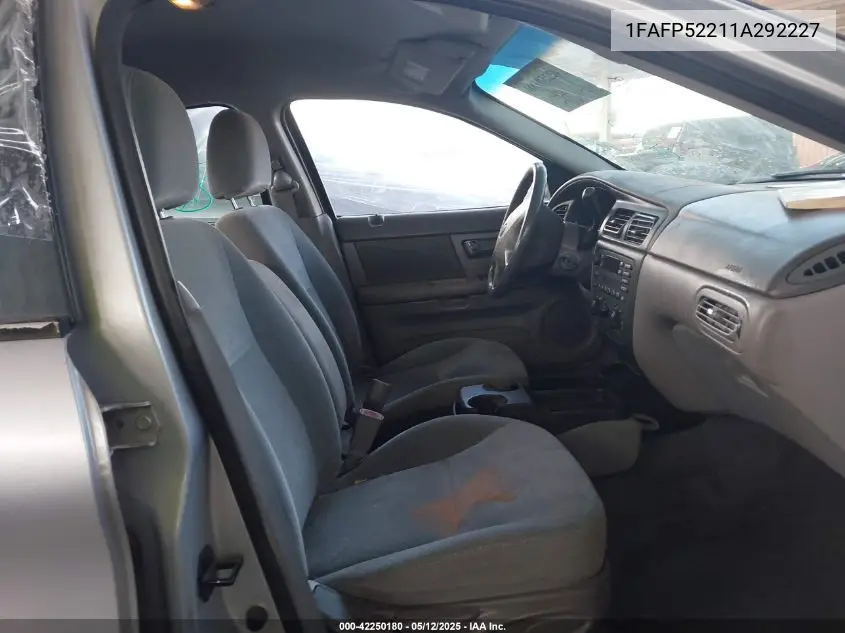 2001 Ford Taurus Lx VIN: 1FAFP52211A292227 Lot: 42250180