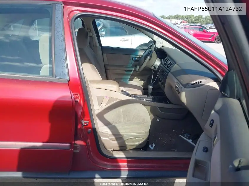 2001 Ford Taurus Ses VIN: 1FAFP55U11A124732 Lot: 42576417