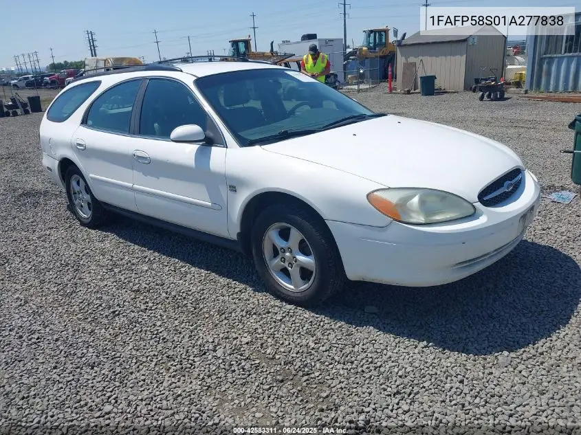 2001 Ford Taurus Se VIN: 1FAFP58S01A277838 Lot: 42583311