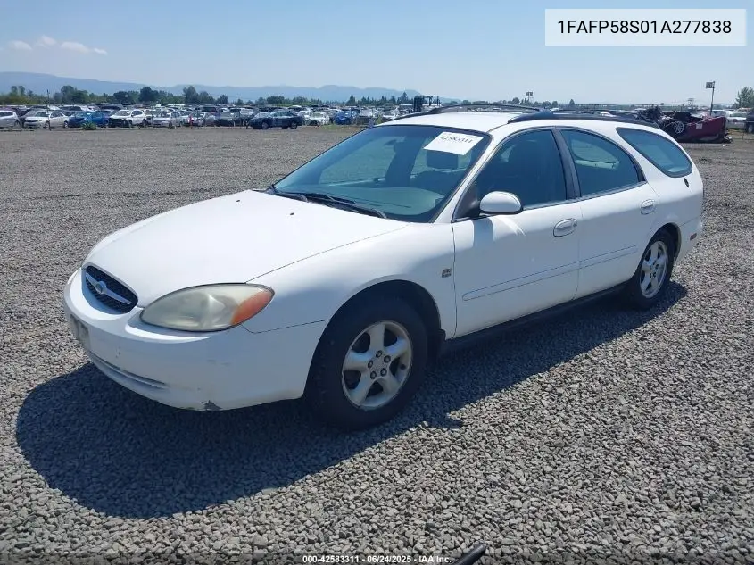 2001 Ford Taurus Se VIN: 1FAFP58S01A277838 Lot: 42583311