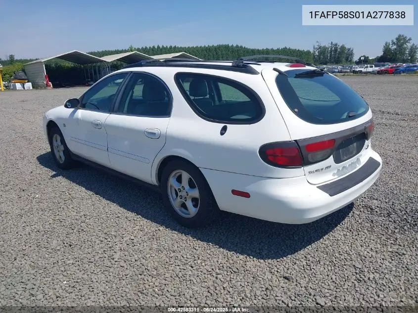 2001 Ford Taurus Se VIN: 1FAFP58S01A277838 Lot: 42583311