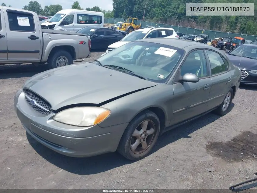2001 Ford Taurus Ses VIN: 1FAFP55U71G188870 Lot: 42660952