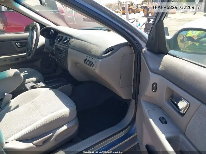2001 Ford Taurus Se VIN: 1FAFP58291G226917 Lot: 42691104