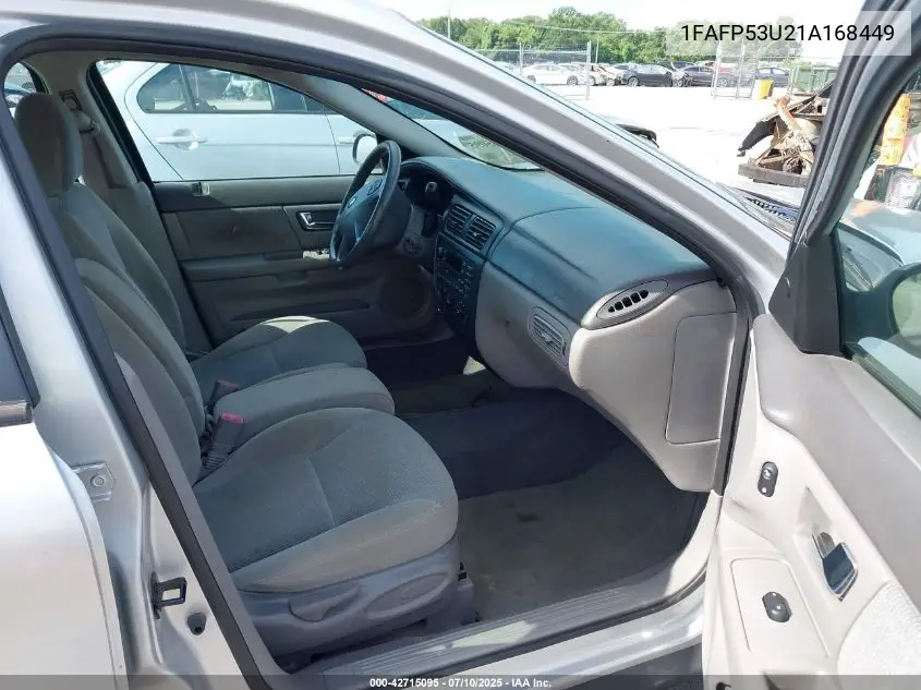 2001 Ford Taurus Se VIN: 1FAFP53U21A168449 Lot: 42715095