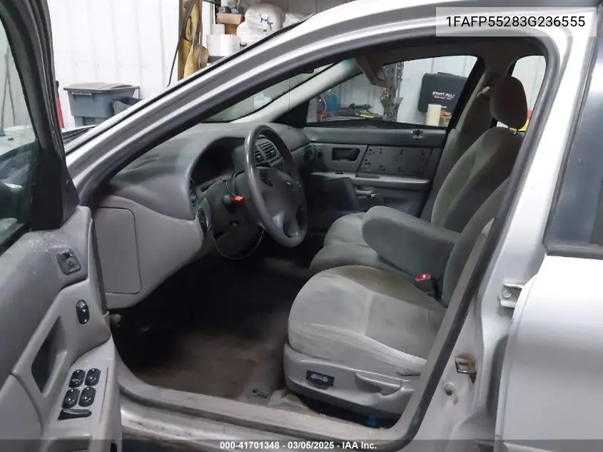 2003 Ford Taurus Ses VIN: 1FAFP55283G236555 Lot: 41701348