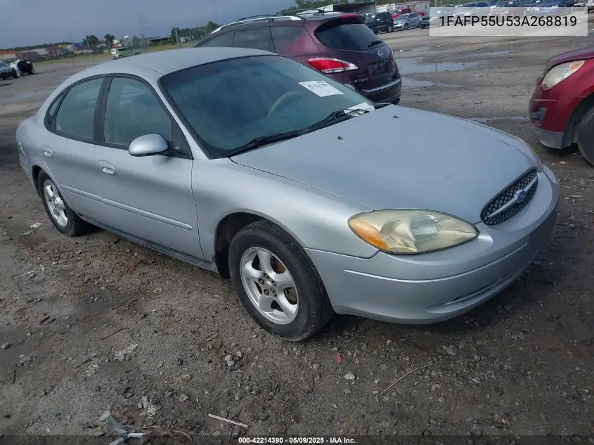 2003 Ford Taurus Ses VIN: 1FAFP55U53A268819 Lot: 42214390