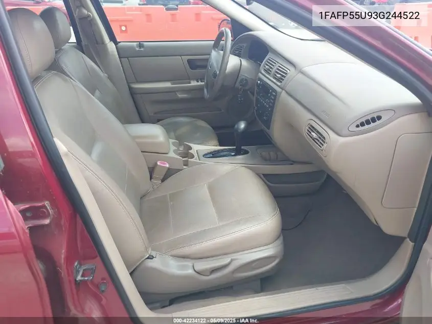 2003 Ford Taurus Ses VIN: 1FAFP55U93G244522 Lot: 42234122