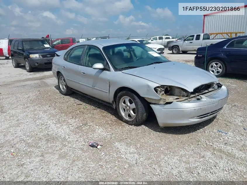 2003 Ford Taurus Ses VIN: 1FAFP55U23G201866 Lot: 42605445
