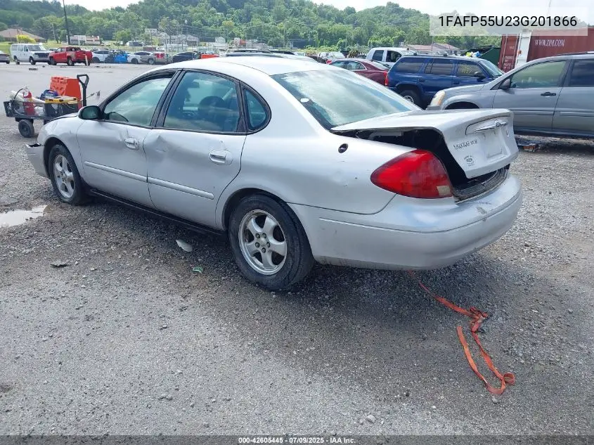 2003 Ford Taurus Ses VIN: 1FAFP55U23G201866 Lot: 42605445