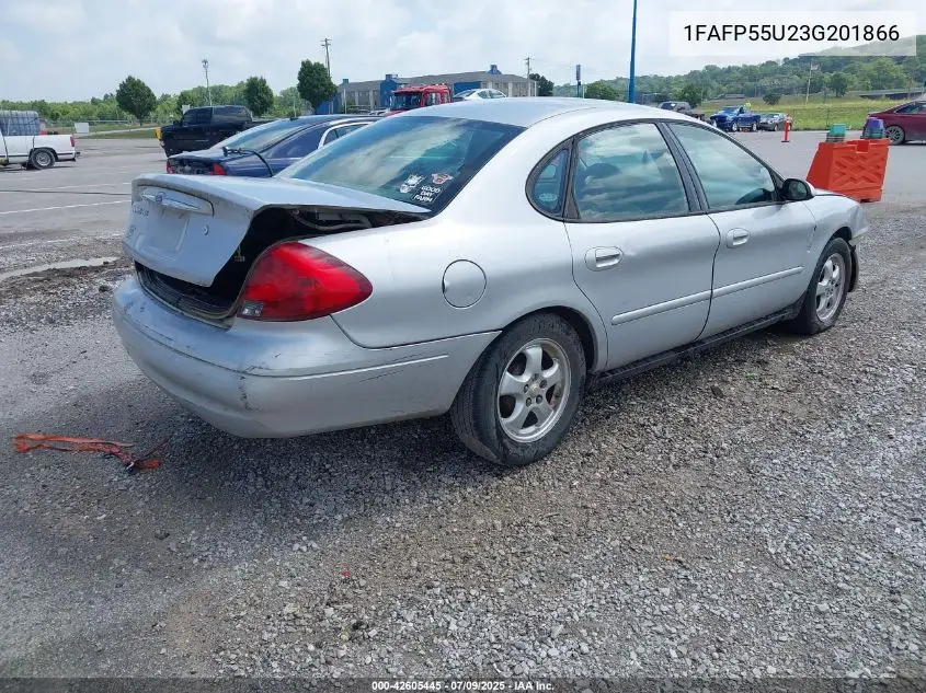 2003 Ford Taurus Ses VIN: 1FAFP55U23G201866 Lot: 42605445