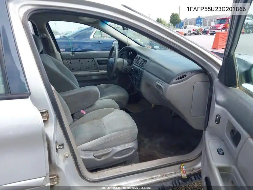 2003 Ford Taurus Ses VIN: 1FAFP55U23G201866 Lot: 42605445