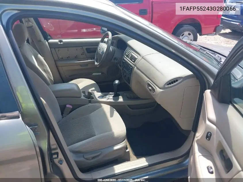 2003 Ford Taurus Ses VIN: 1FAFP55243G280066 Lot: 42683699