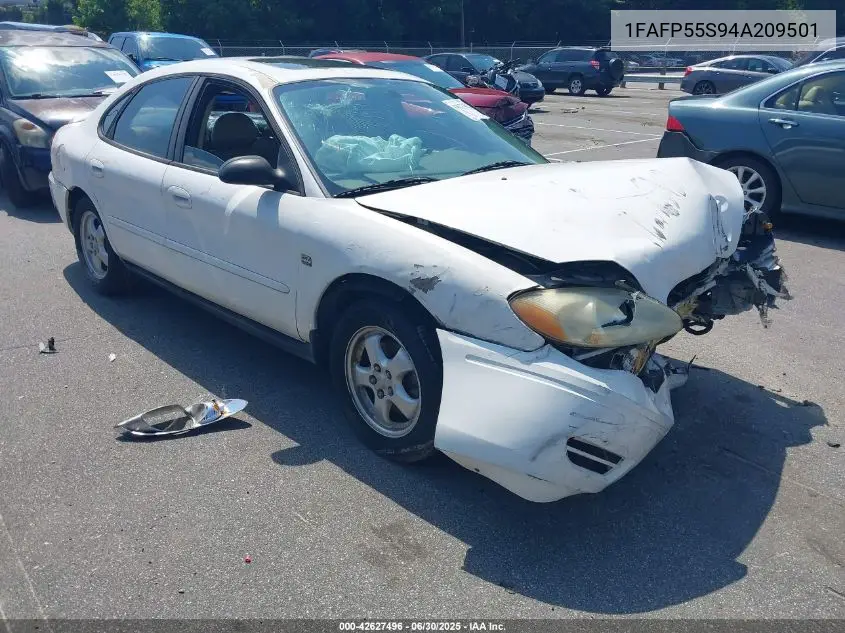 2004 Ford Taurus Ses VIN: 1FAFP55S94A209501 Lot: 42627496