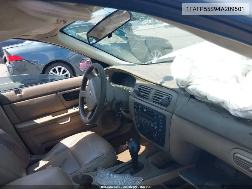 2004 Ford Taurus Ses VIN: 1FAFP55S94A209501 Lot: 42627496