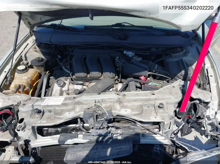 2004 Ford Taurus Ses VIN: 1FAFP55S34G202220 Lot: 42687343