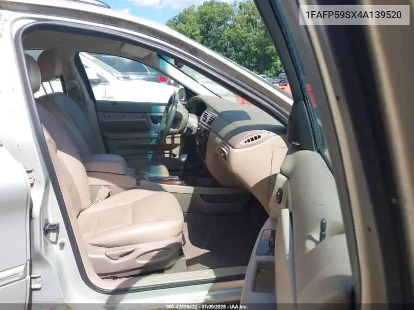 2004 Ford Taurus Sel VIN: 1FAFP59SX4A139520 Lot: 42699432