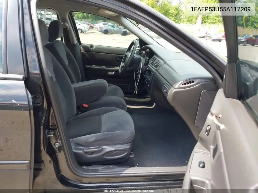 2005 Ford Taurus Se VIN: 1FAFP53U55A117209 Lot: 42204323