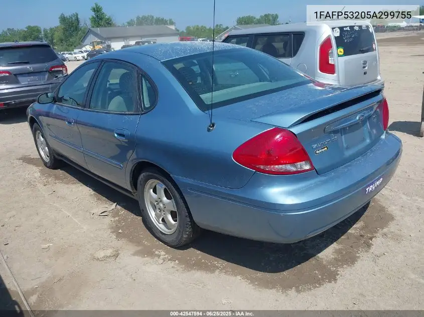 2005 Ford Taurus Se VIN: 1FAFP53205A299755 Lot: 42547594