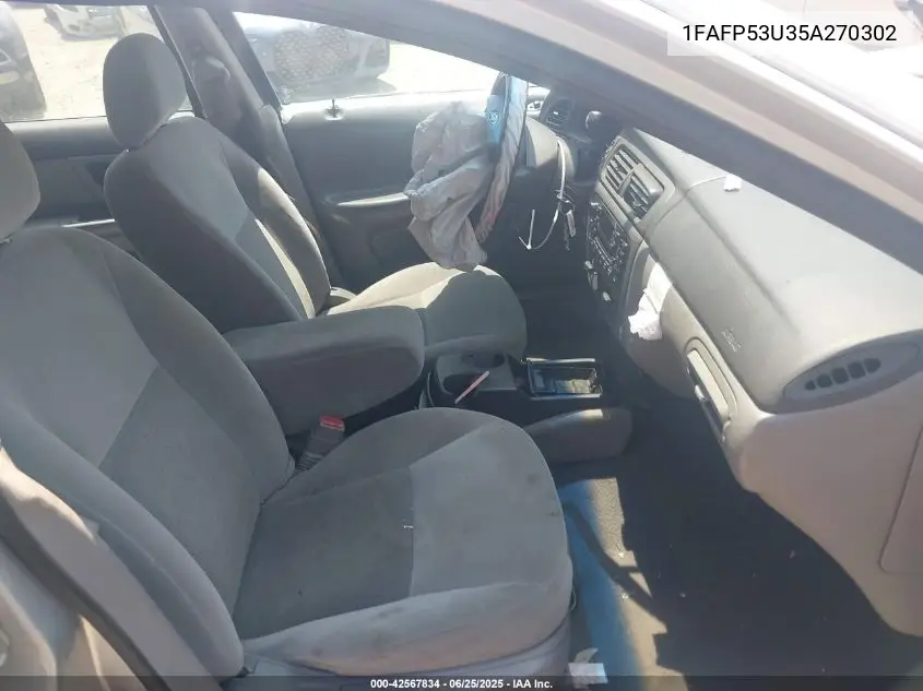 2005 Ford Taurus Se VIN: 1FAFP53U35A270302 Lot: 42567834