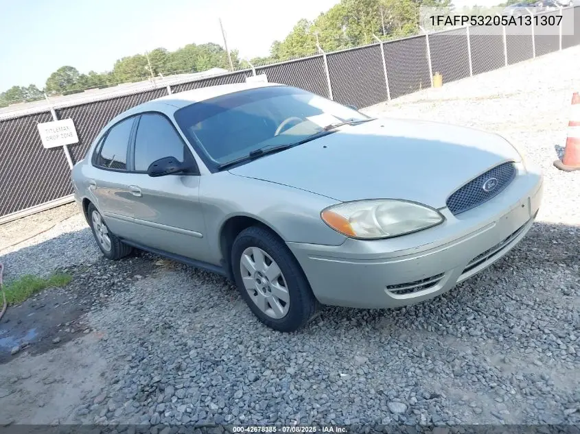 2005 Ford Taurus Se VIN: 1FAFP53205A131307 Lot: 42678385