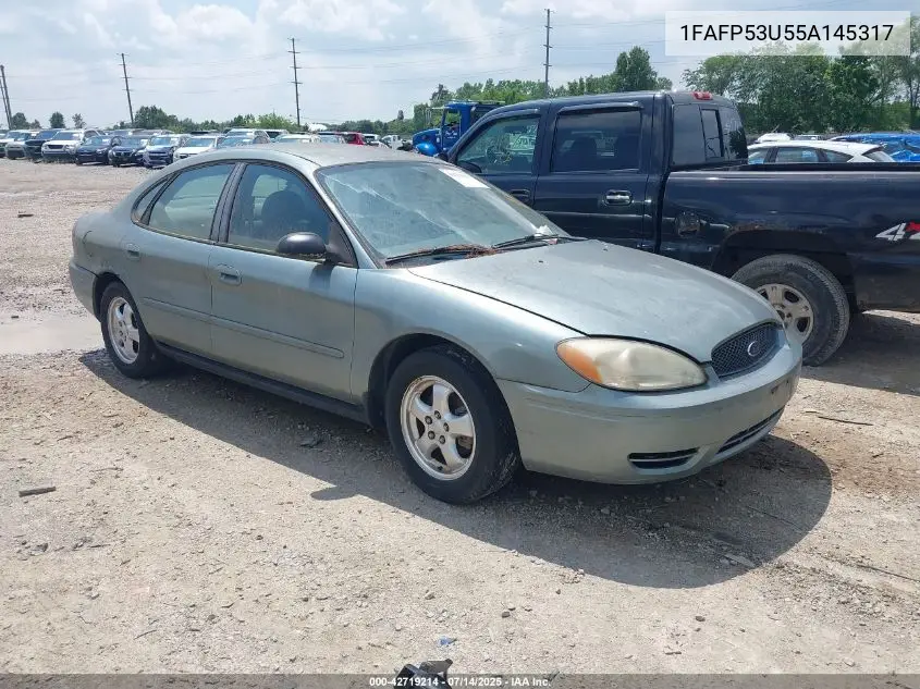 2005 Ford Taurus Se VIN: 1FAFP53U55A145317 Lot: 42719214