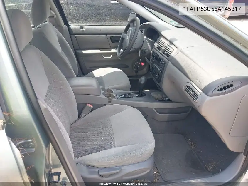 2005 Ford Taurus Se VIN: 1FAFP53U55A145317 Lot: 42719214