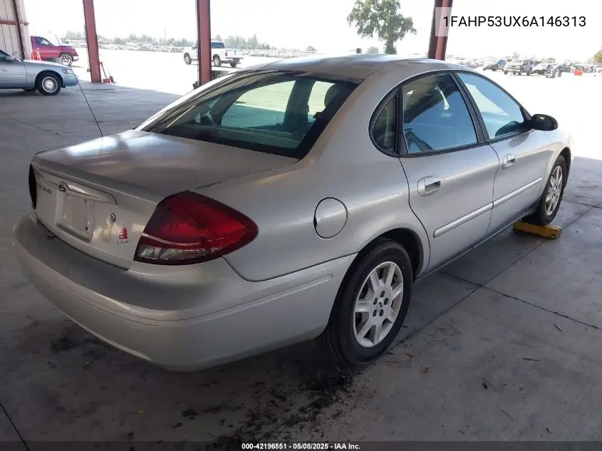 2006 Ford Taurus Se VIN: 1FAHP53UX6A146313 Lot: 42196551