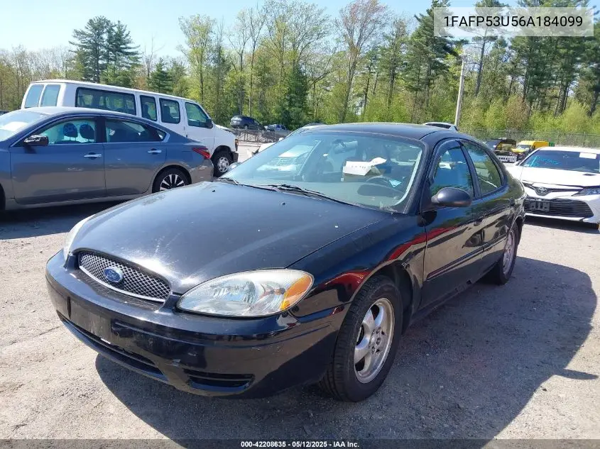 2006 Ford Taurus Se VIN: 1FAFP53U56A184099 Lot: 42208635